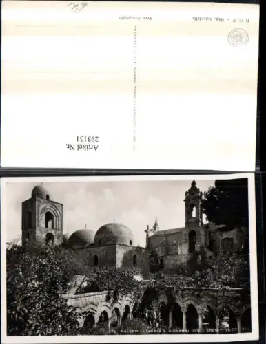 293131,Sicilia Palermo Chiesa S. Giovanni degli Eremiti Kirche Kloster