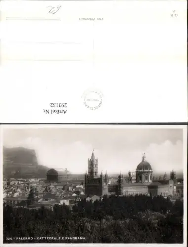 293132,Sicilia Palermo Cattedrale e Panorama Kloster Kirche