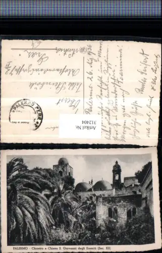 312404,Sicilia Palermo Chiostro e Chiesa S. Giovanni degli Eremiti Klosterkirche