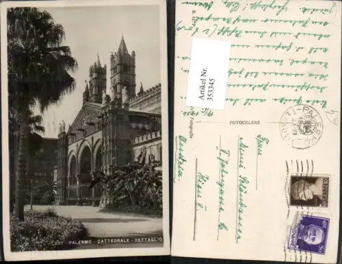 353345,Sicilia Palermo Cattedrale Dettaglio Kirche