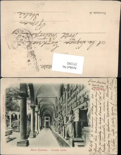 371392,Sicilia Palermo Museo Nazionale Secondo Cortile Museum pub Stengel e Co 13115