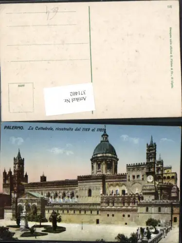 371402,Sicilia Palermo La Cattedrale Kirche