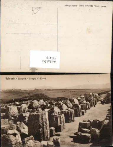 371419,Sicilia Trapani Selinunte Acropoli Tempio di Ercole Tempel