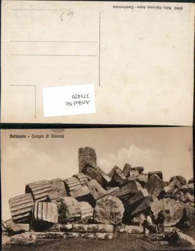 371420,Sicilia Trapani Selinunte Tempio di Giunone Tempel