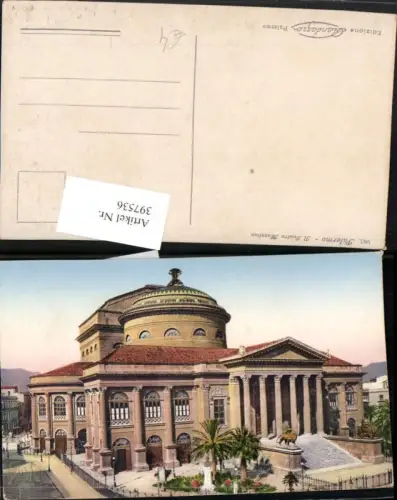 397536,Sicilia Palermo Il Teatro Massimo Theater Gebäude