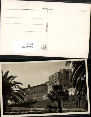 397541,Sicilia Palermo Palazzo Reale Palast Palmen