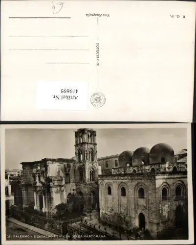 419695,Sicilia Palermo S. Cataldo e Chiesa della Martorana Kirche