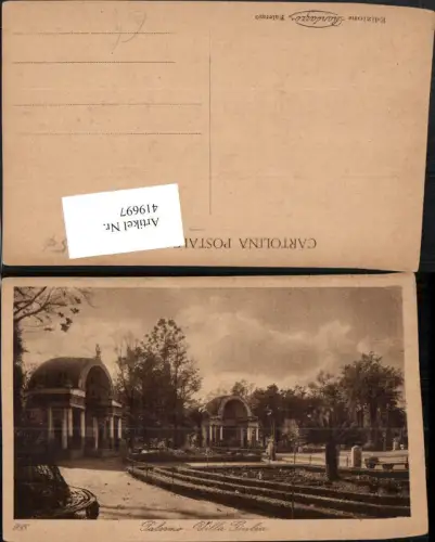 419697,Sicilia Palermo Villa Giulia Park