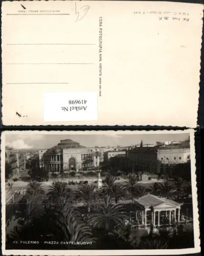 419698,Sicilia Palermo Piazza Castelnuovo Platz