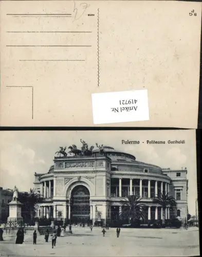 419721,Sicilia Palermo Politeama Garibaldi Gebäude