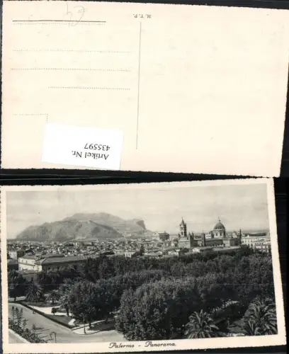 435597,Sicilia Palermo Panorama Totale