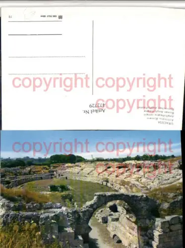 472729,Sicilia Siracusa Syrakus Anfitheatro Romano Amphitheater