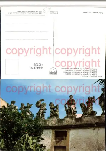 472759,Sicilia Palermo Bagheria Villa Palagonia un gruppo di mostri Statuen