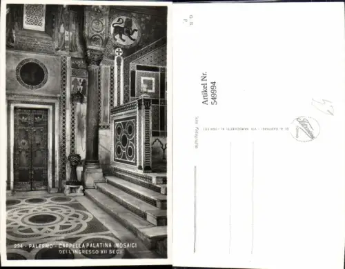 549994,Palermo Cappella Palatina