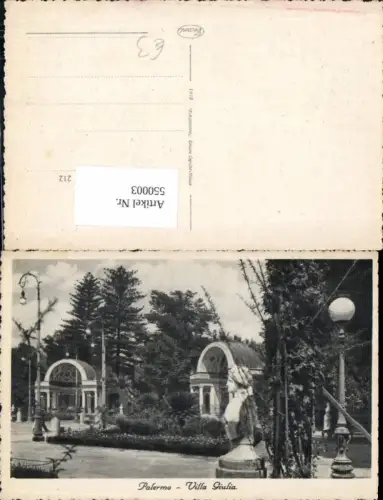 550003,Palermo Villa Giulia
