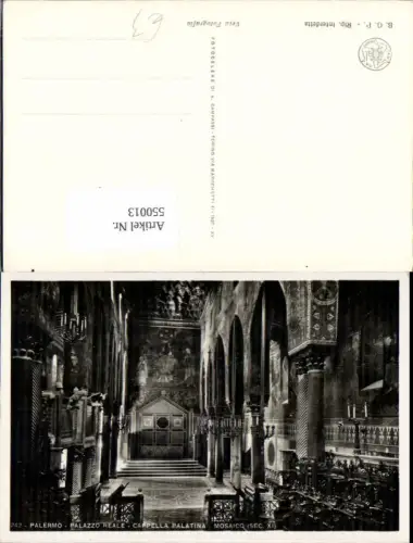 550013,Palermo Cappella Palatina