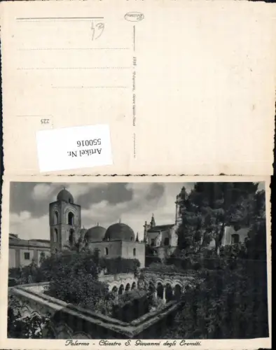 550016,Palermo Chiostro Giovanni