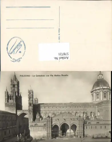 578721,Sicilia Palermo Cattedrale Via Bonello