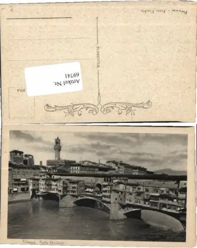 69741,Firenze Ponte Vechhio 1910