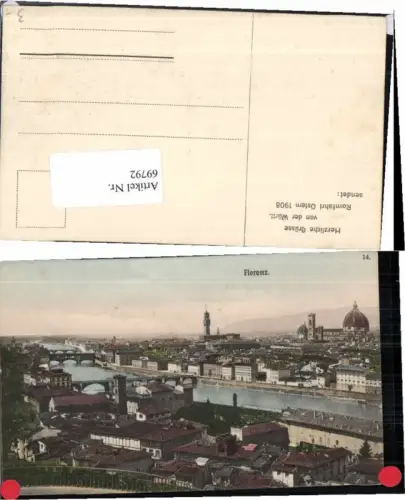 69792,Florenz Firenze Totale 1908
