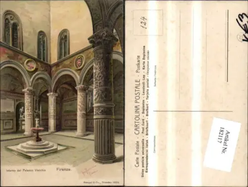 182117,Toscana Firenze Florenz Interno del Palazzo Vecchio Innenhof pub Stengel Co 19934