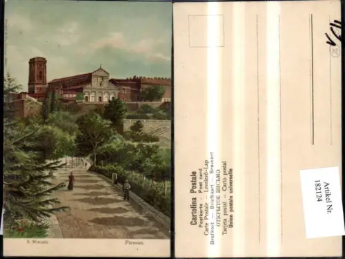 182124,Toscana Firenze Florenz S. Miniato Künstler Ak pub Stengel Co 19980