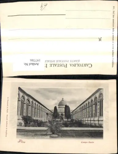 197786,Toscana Pisa Campo Santo