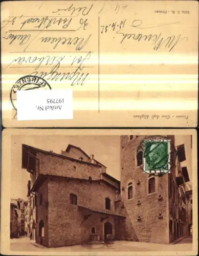 197795,Toscana Firenze Florenz Casa degli Alighieri