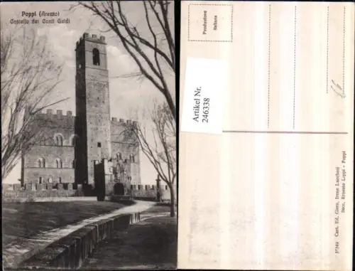 246338,Poppi Castello dei Conti Guidi Burg