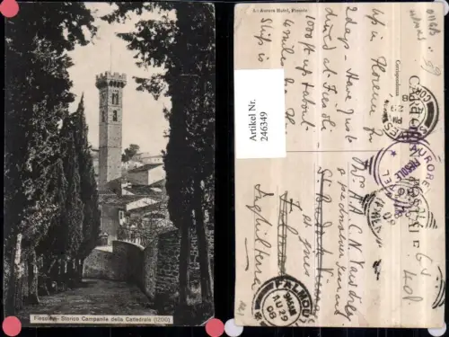 246349,Fiesole Storico Campanile della Cattedrale Turm