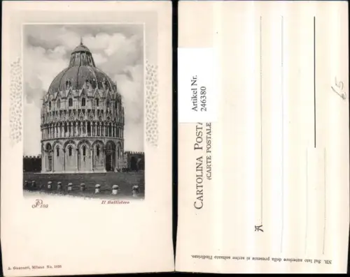 246380,Passepartout Pisa Il Battistero Baptisterium