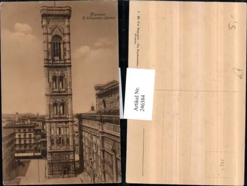 246384,Firenze Florenz Il Campanile Giotto Glockenturm