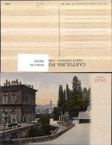 246392,Firenze Florenz Panorama dal giardino Boboli