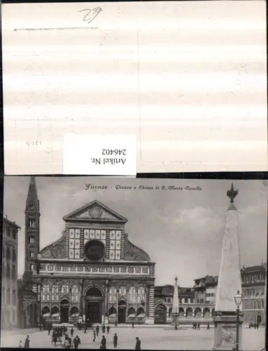246402,Firenze Florenz Piazza e Chiesa di S. Maria Novella Kirche