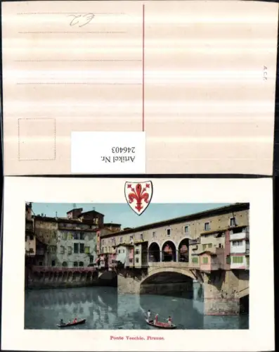 246403,Firenze Florenz Ponte Vecchio Brücke