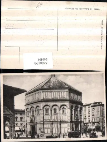 246409,Firenze Florenz Il Battistero Baptisterium