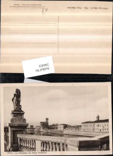 246422,Pisa La Cittadella dal Ponte Solferino Brücke Festung