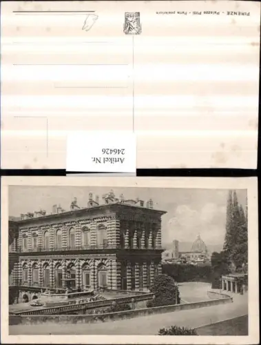 246426,Firenze Florenz Palazzo Pitti Parte posteriore