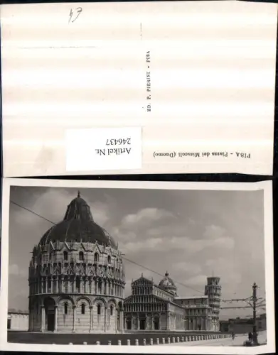 246437,Pisa Piazza die Miracoli Duomo Kirche Baptisterium Schiefer Turm