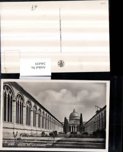 246439,Pisa Interno del Camposanto Friedhofsanlage Kirche