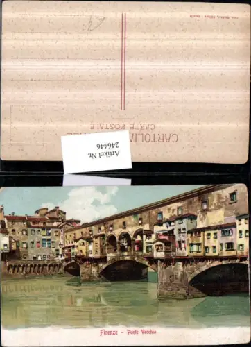 246446,Firenze Florenz Ponte Vecchio Brücke