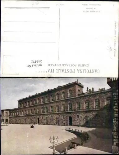 246472,Firenze Florenz Palazzo Pitti La facciata Gebäude