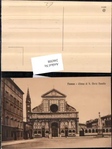 246508,Firenze Florenz Chiesa di San Maria Novella Kirche