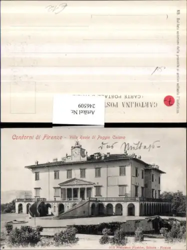 246509,Contorni di Firenze Florenz Villa Reale di Poggio Caiano
