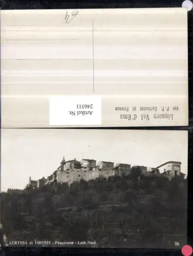 246511,Certosa di Firenze Florenz Panorama Lato Nord Kloster