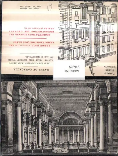 276259,Toscana Firenze Florenz Piazza S. Trinita Säule Innenansicht Mehrbildkarte