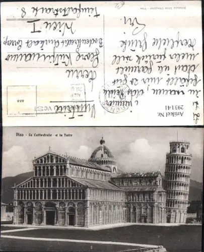 293141,Toscana Pisa La Cattedrale e la Torre Kirche Schiefer Turm