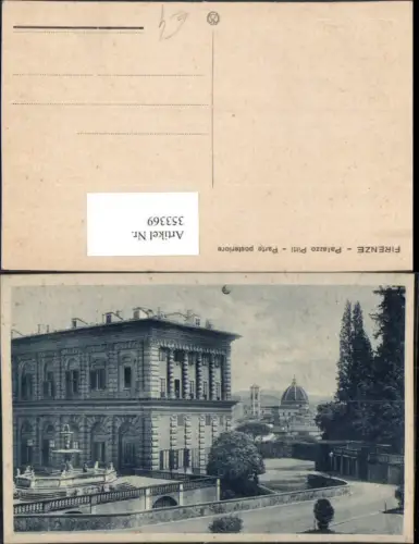 353369,Toscana Firenze Florenz Palazzo Pitti Parte posteriore Palast Brunnen