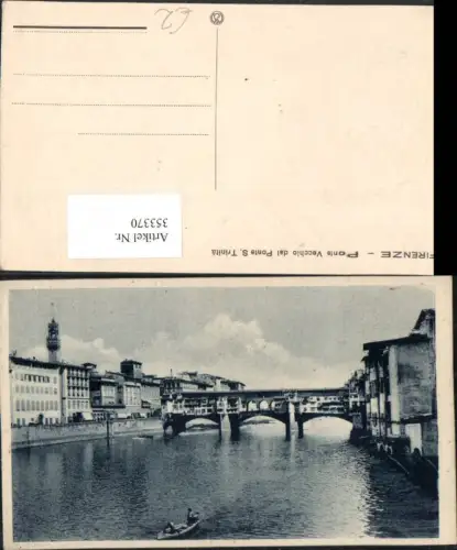 353370,Toscana Firenze Florenz Ponte Vecchio dal Ponte S. Trinita Brücke