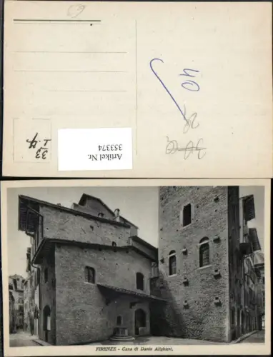 353374,Toscana Firenze Florenz Casa di Dante Alighteri Haus